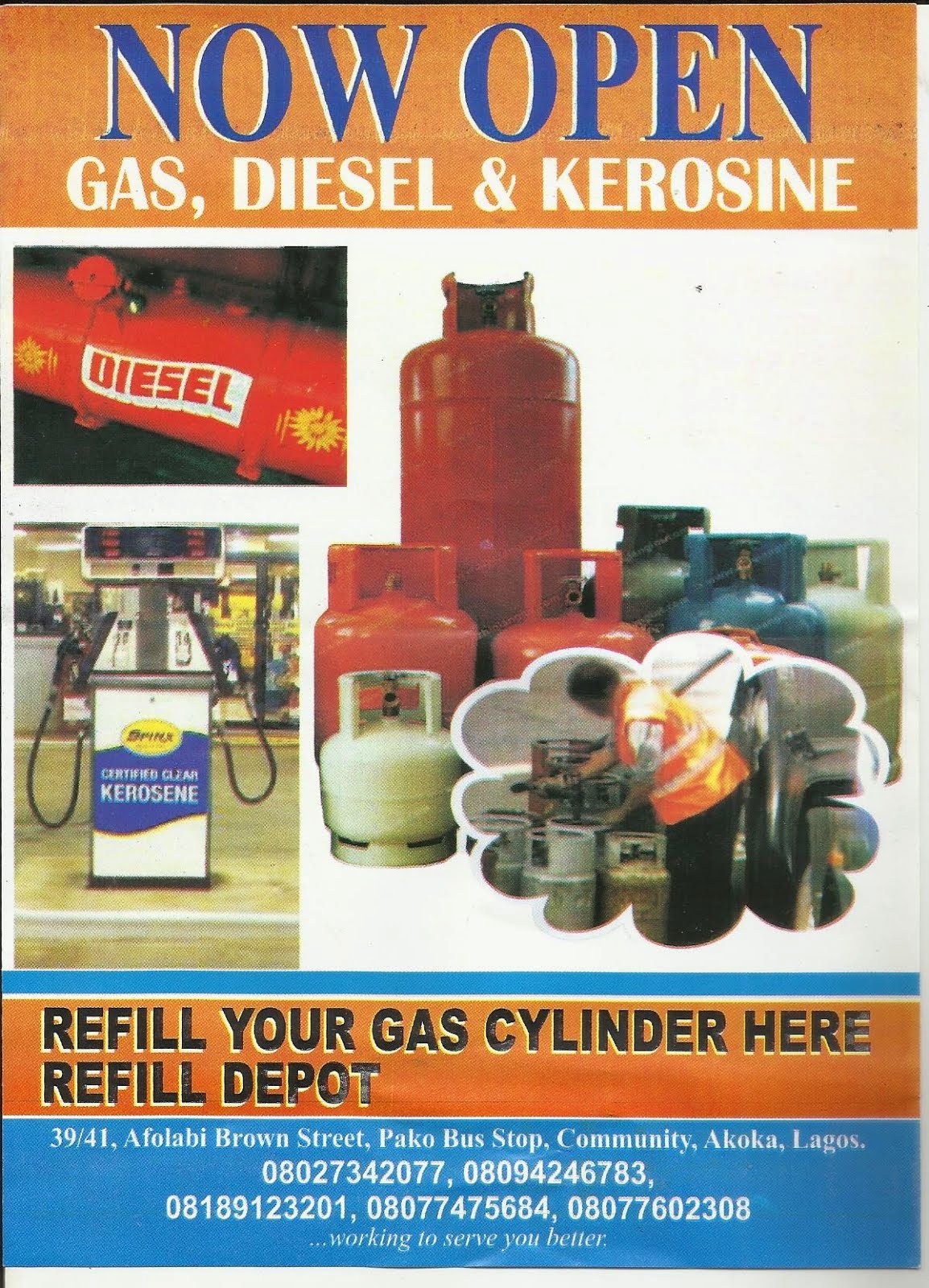 Gas cylinder refill