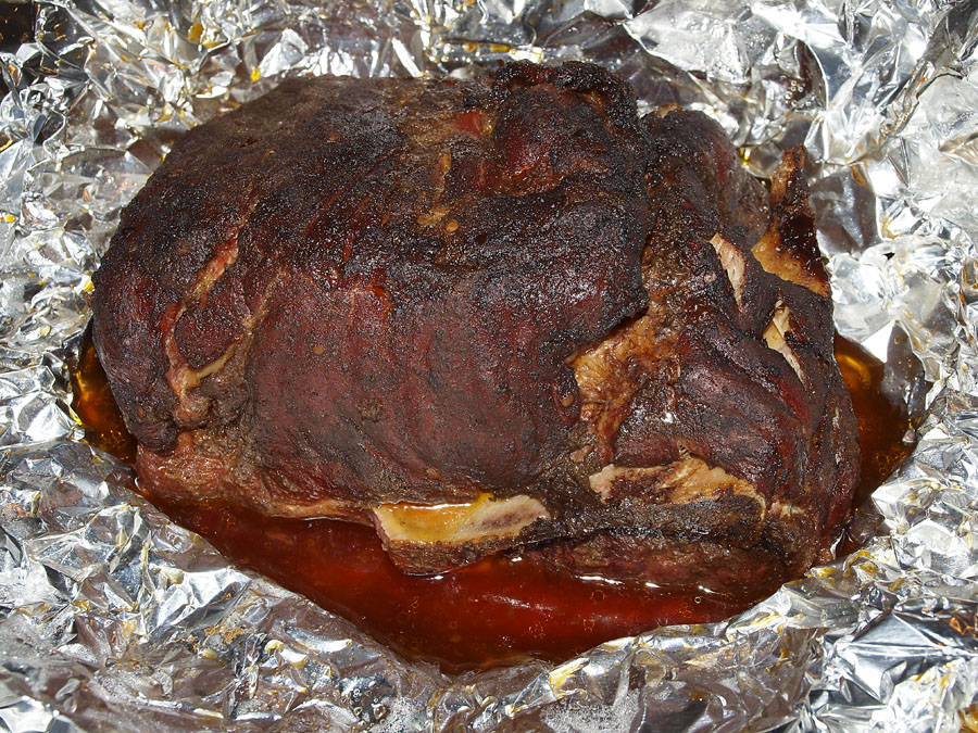 Pellet Smoker Cooking Smoked Pork Butt