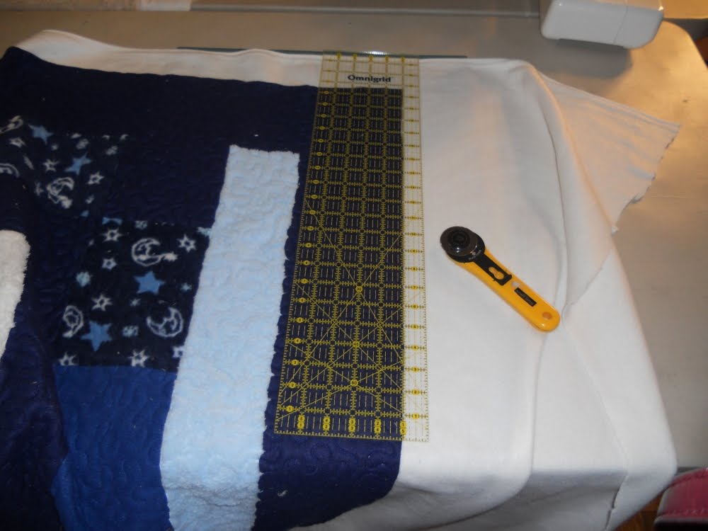 Katie's Quilts and Crafts Mitered SelfBinding with Fleece