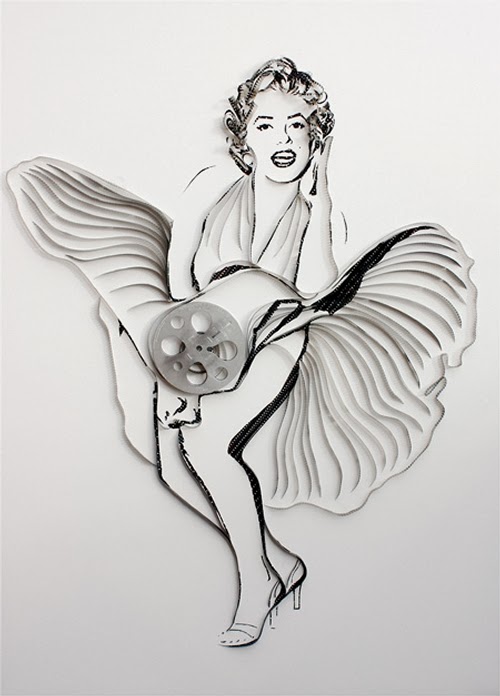 09-Marilyn-Monroe-Erika-Iris-Tape-Art-www-designstack-co