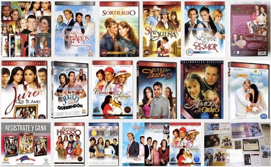 Portadas de DVD de muchas de las mejores telenovelas Lista de telenovelas gratis y online