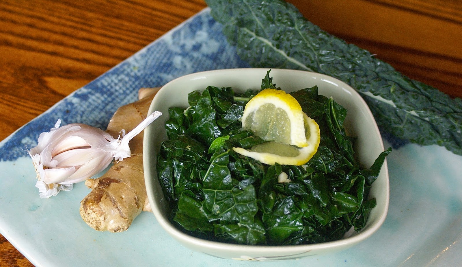 Margaret's Dish Garlic Ginger Kale