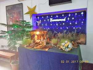 Christmas Crib  at "MISSIONARIES OF CHARITY MOTHER HOUSE".