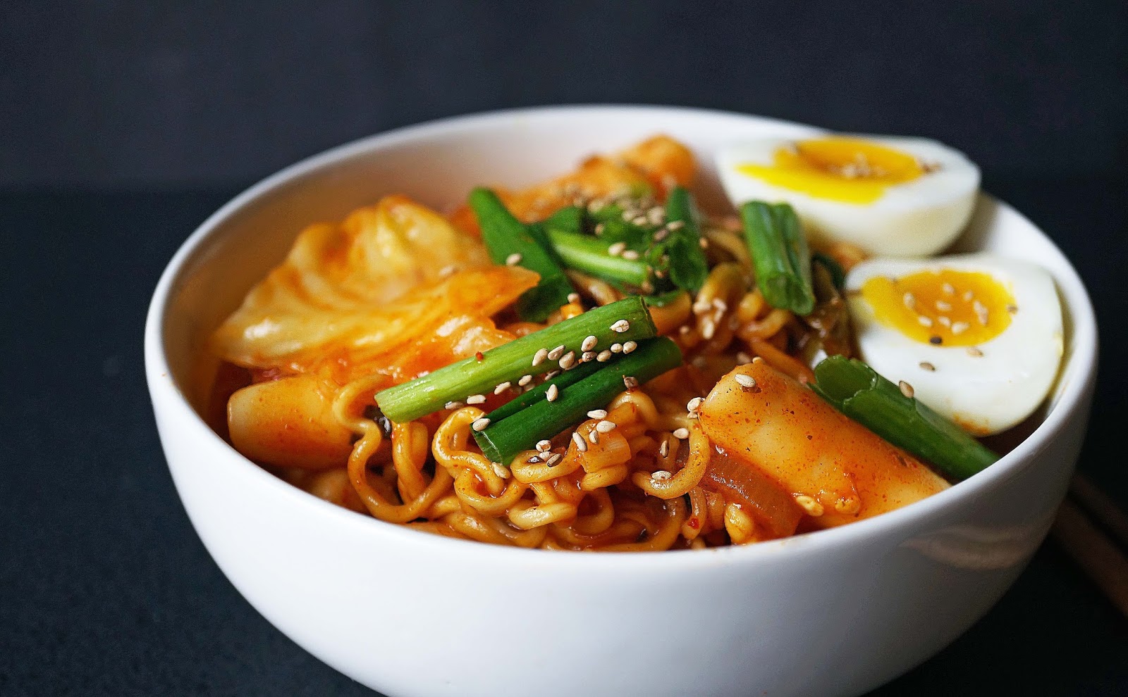 Korean Spicy Rice Cake With Ramen Korean Spicy Rice Cake With Ramen