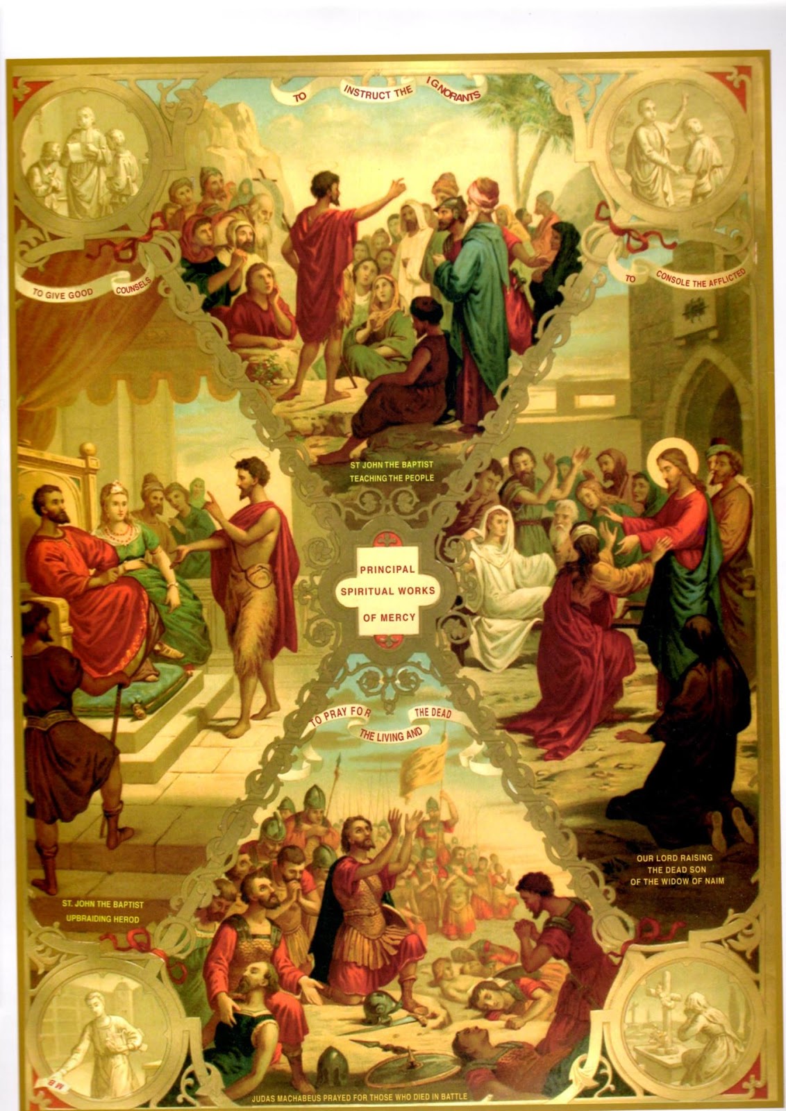 all saints the 7 spiritual works of mercy the seven spiritual works of mercy