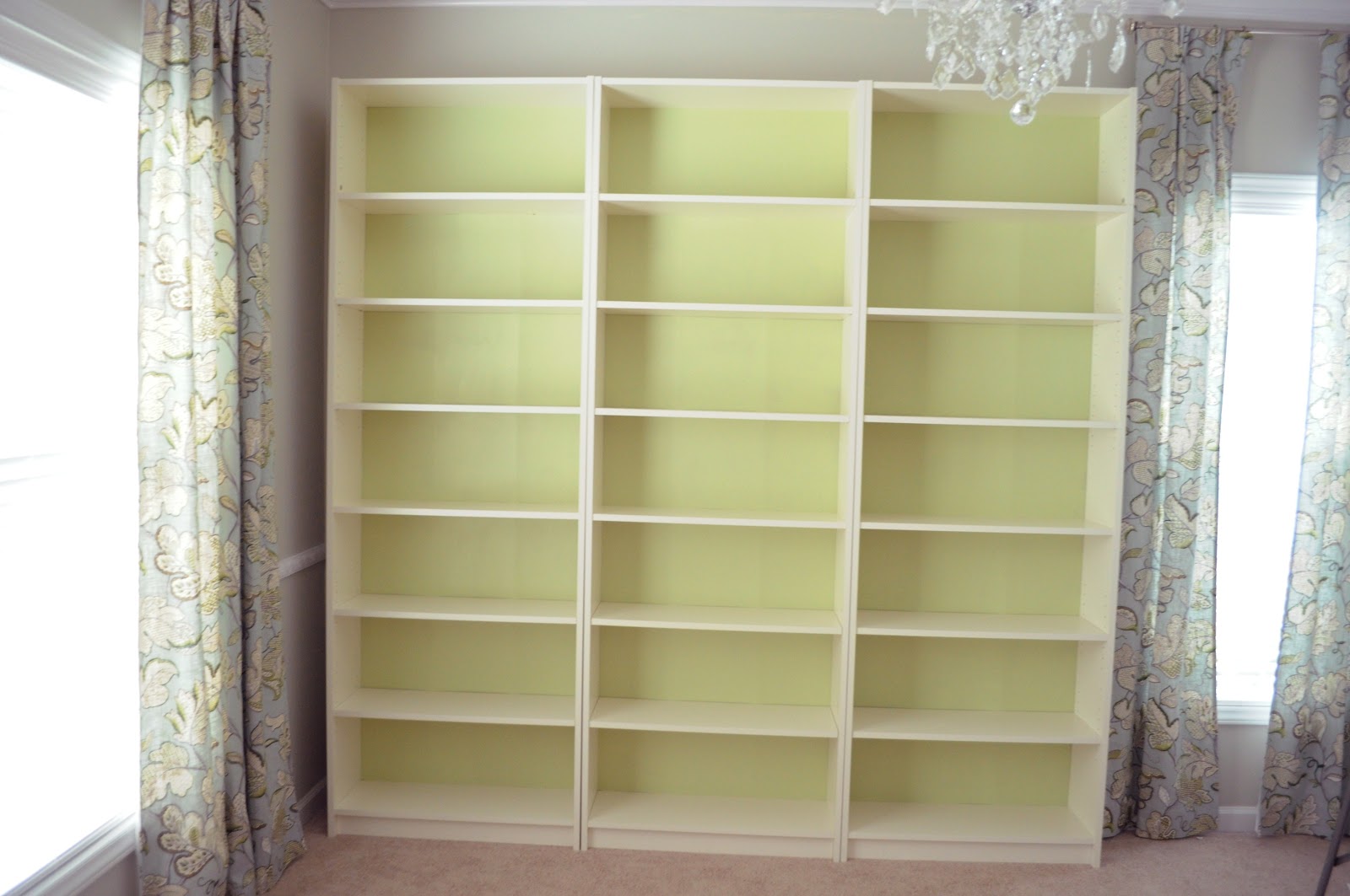 Not So Newlywed McGees "Builtin" Bookshelves