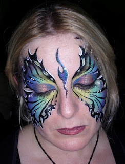 Butterfly Face Body Painting Designs