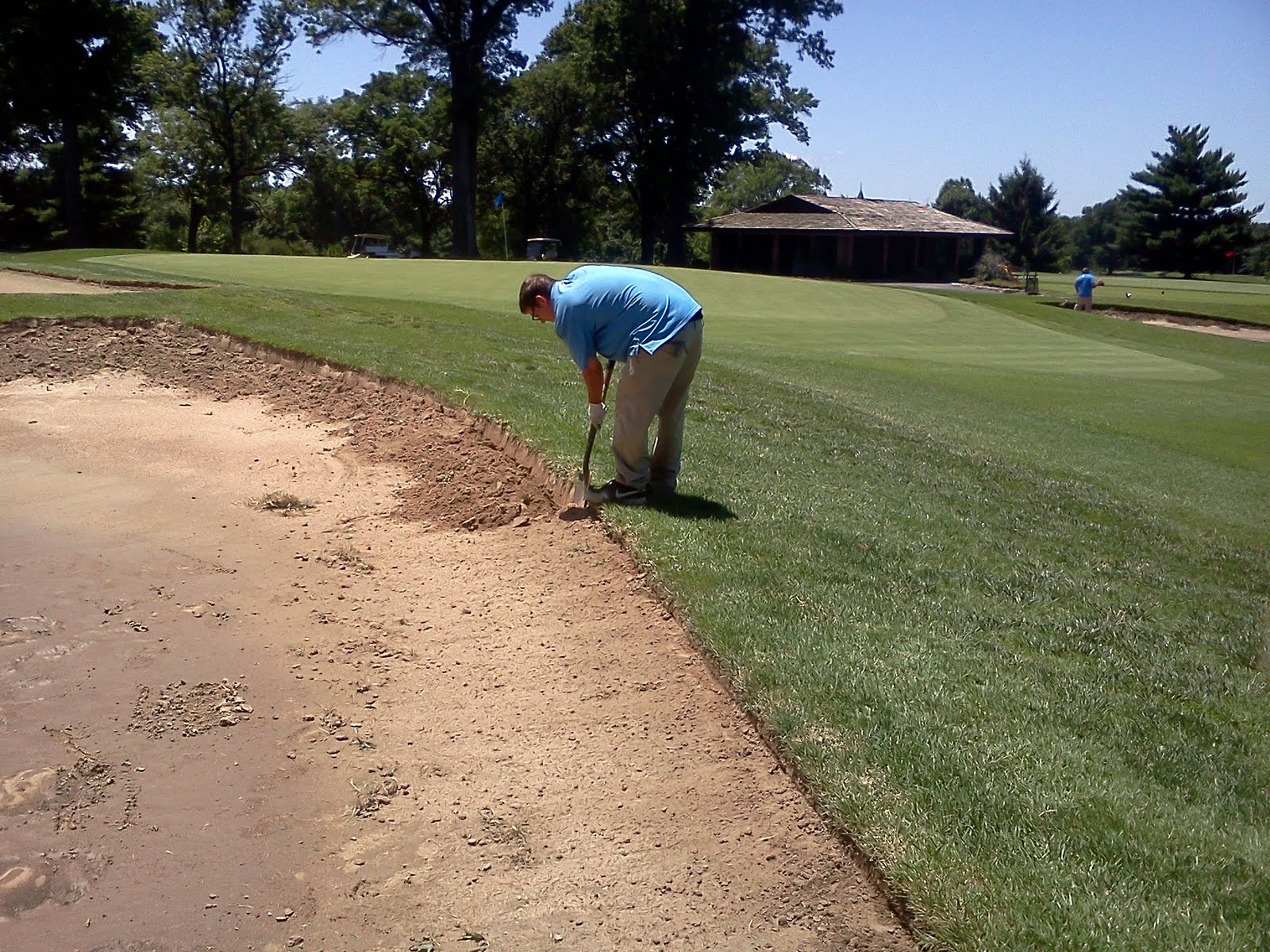 Glen Echo Country Club Golf Course Management Bunker Edging