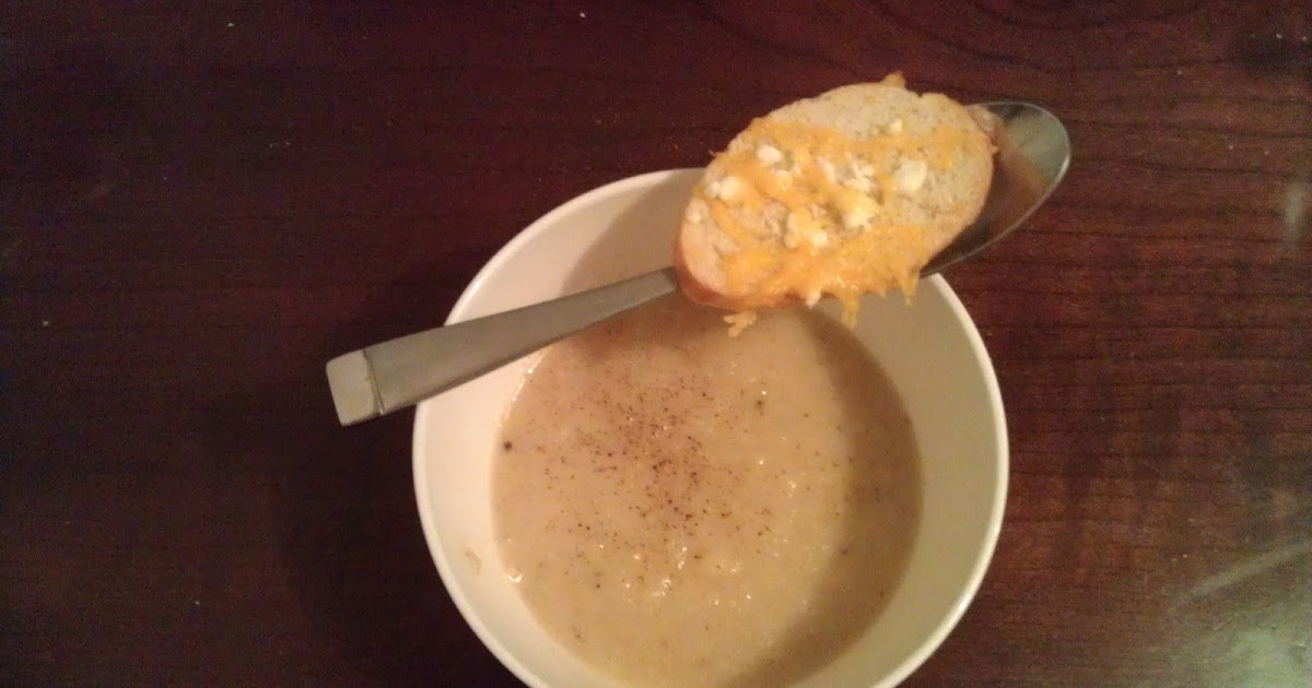 Salivate Roasted Cauliflower and Onion Soup