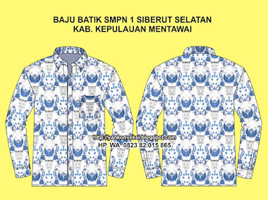 BAJU BATIK SMPN 1 SIBERUT