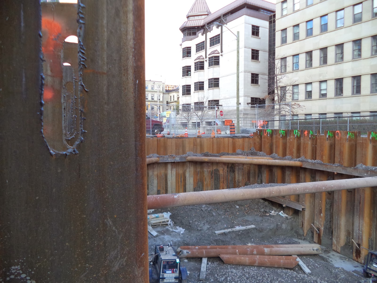 Public Transit in Ottawa Construction update Downtown tunnel portals