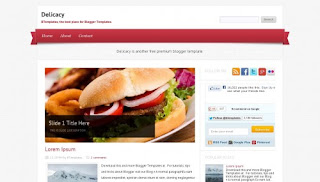 Delicacy Blogger Template Download Delicacy Blogger Template