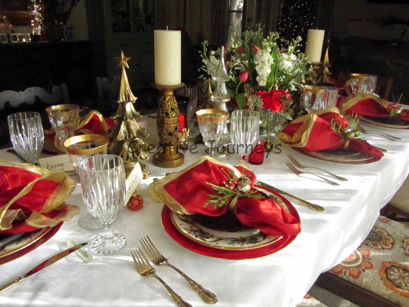 Creative Journeys: Dinner with Friends 2014, a Christmas dinner party