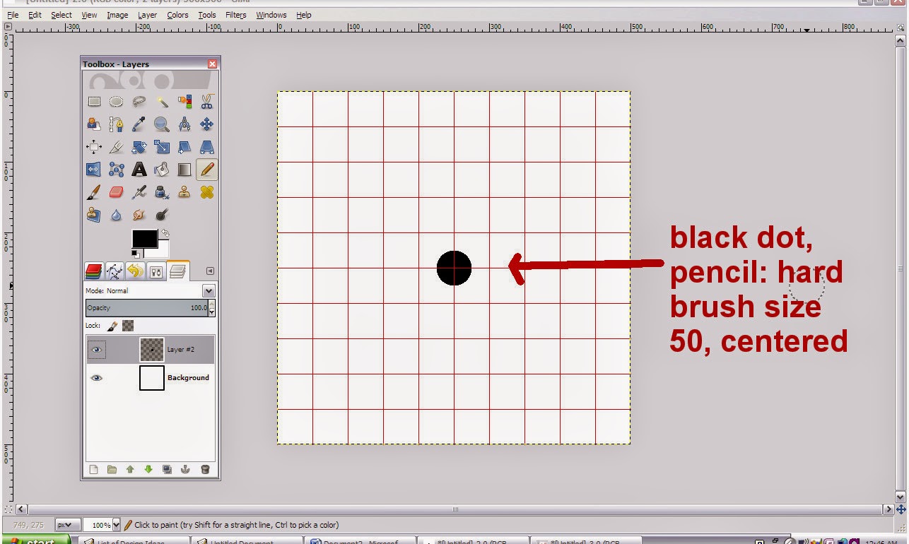 dreams are made on a blog of designing writing and imagining gimp gimp brush size