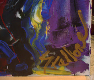 Pintura "Til Death Do Us Part" do Sylvester Stallone