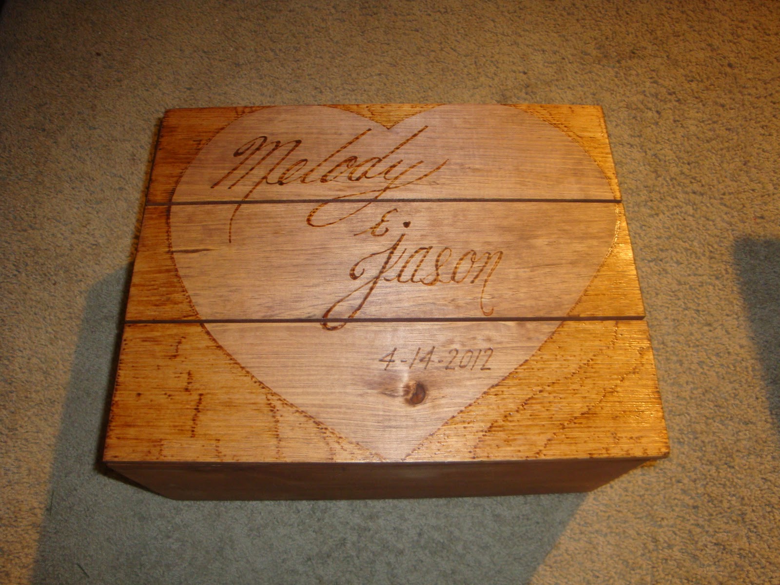 Adventures in Wedding Planning Love Letter and Wine Box pt 2