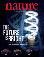 O Projeto Genoma detona o Dogma Central darwiniano  Cover_nature+genome+at+10