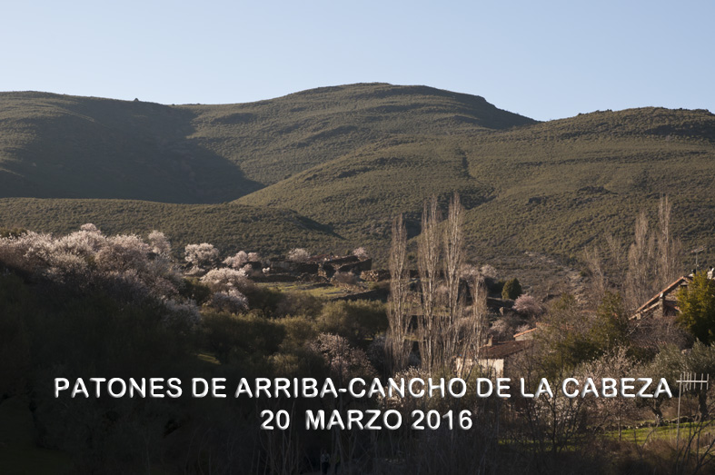 20 Marzo.Patones-Cancho de la Cabeza