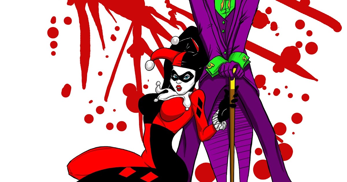 joker and harley quinn tattoo design inked and colored in joker and harley quinn tattoo design inked and colored in
