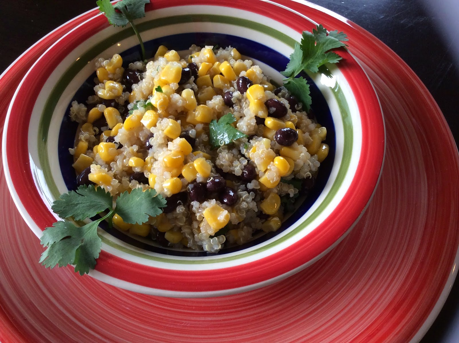 All Things Libby Black Bean, Corn and Quinoa Salad