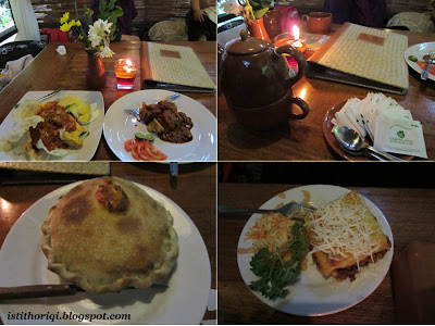Pizza, lasagna, gado-gado, batagor Kampung Daun