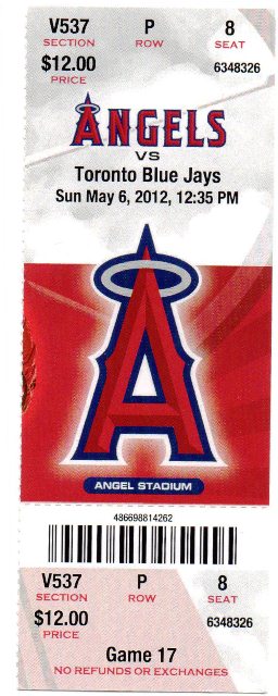 angels tickets