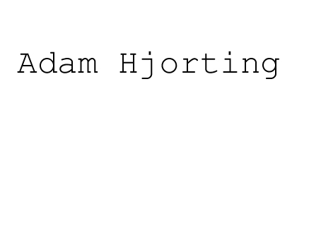 AdamHjorting