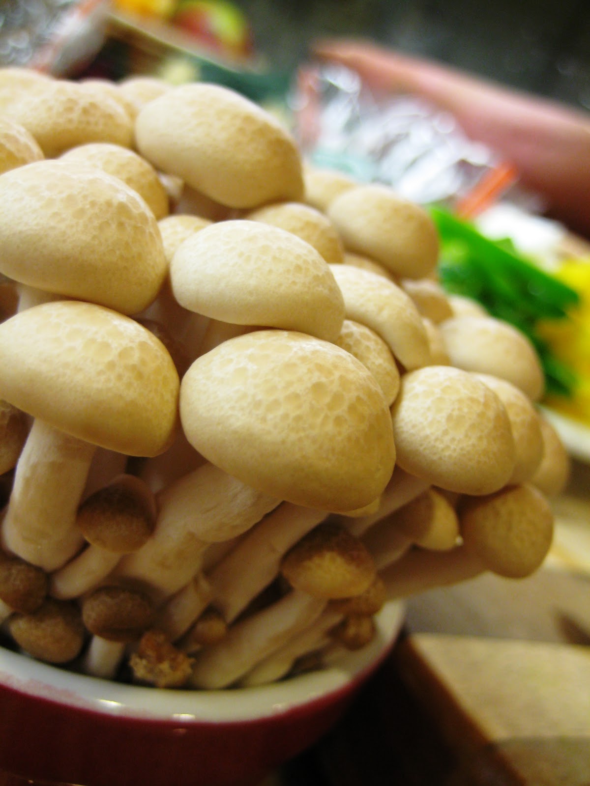 Let's eat......simple! Shimeji Mushrooms Shrimp Cucumber