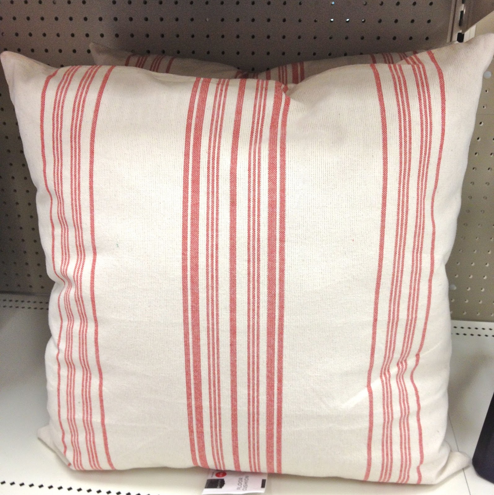 New Vintage Style Home Décor Collection At Target Driven By Decor Of Course Like Most Target S Home Collections There Were Also Several Pillows Including This Oversized Red Striped Beauty 34 99