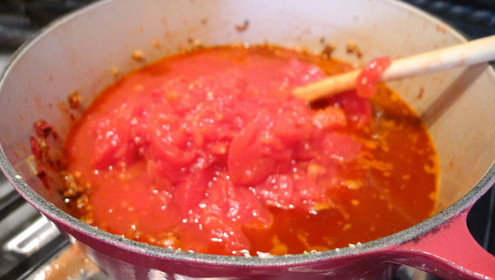 newFOOD tuesdayz Veal and Chicken Sausage Lasagna