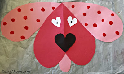cute dog valentines day craft