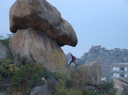 Rock formation near Hitech city