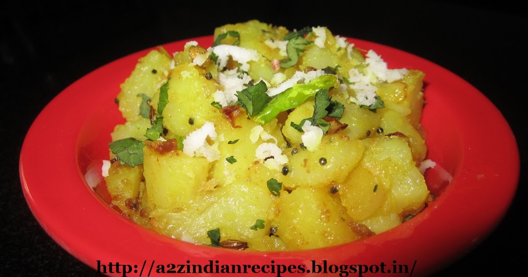 a2zindianrecipes Potato / Batata Bhaji 1