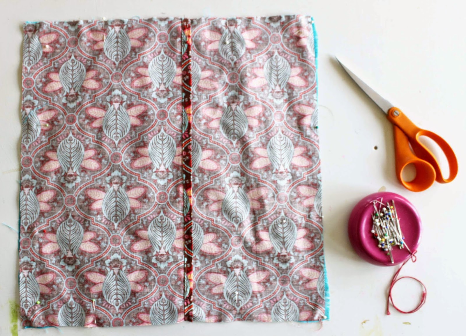 Getting Stitched on the Farm Tutorial How to Sew a Removable Pillow