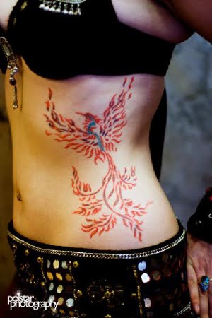 phoenix tattoos for girls