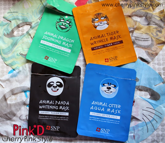 SNP Animal Mask Panda mask, Tiger Mask, Dragon mask, Otter Mask