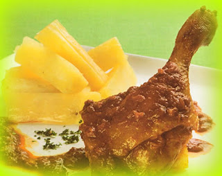 Pato en salsa de ají Pato en salsa de ají