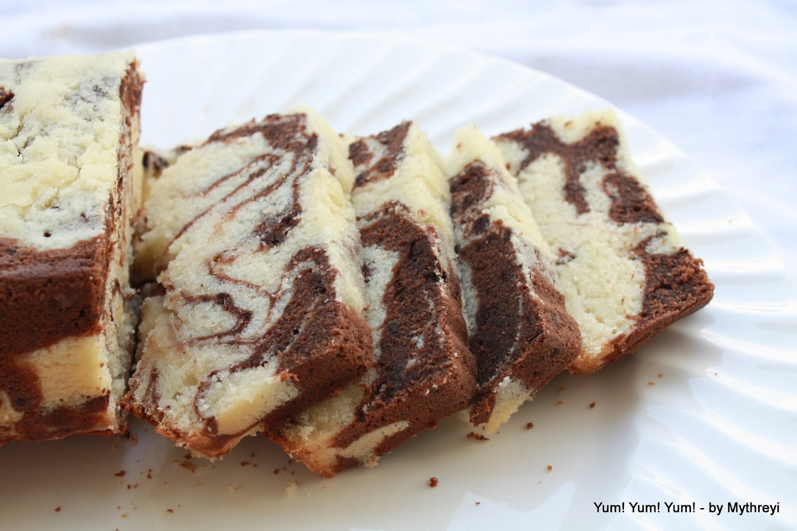 Yum! Yum! Yum! Marble Loaf Cake
