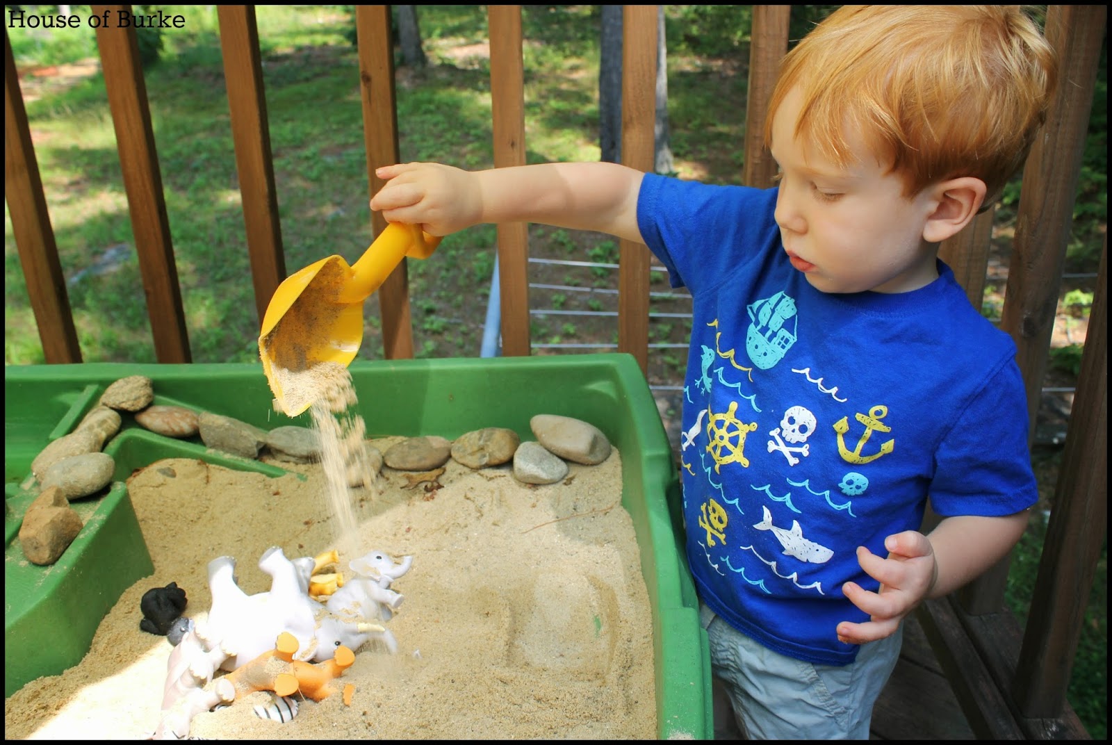 House of Burke Sand Sensory Bin Challenge