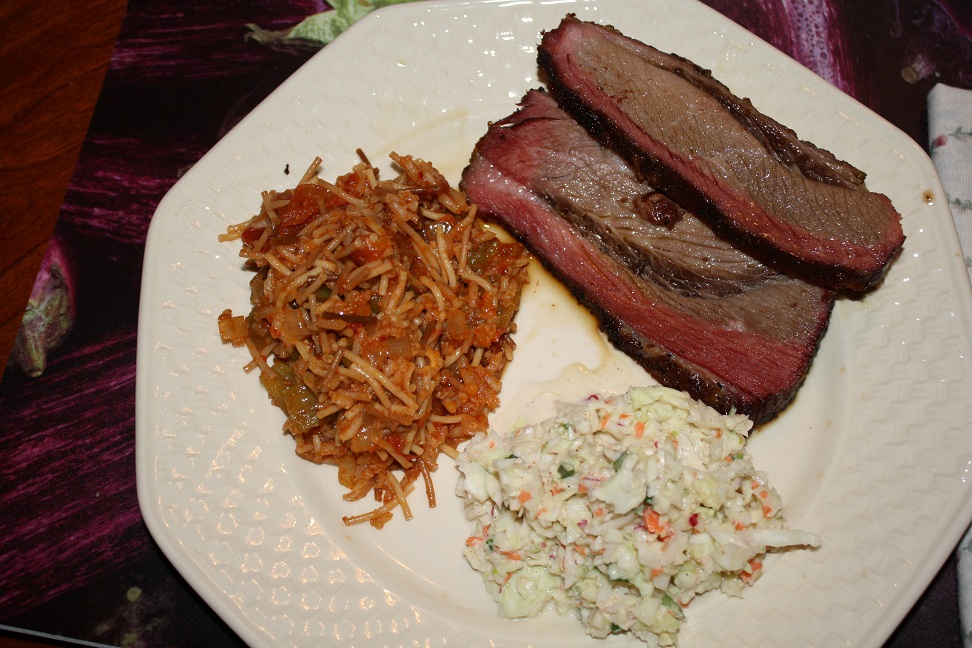 Big Dude's Eclectic Ramblings Brisket & Wine Lovers Spanish Rice