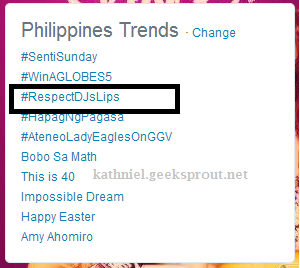 #RespectDjsLips Trending on Twitter Respectdjslips-trending-photo