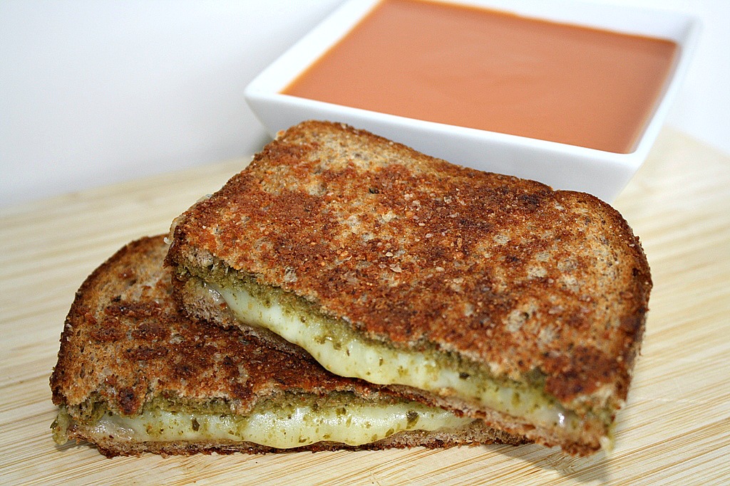 The Garden Grazer Grilled Cheese with Pesto