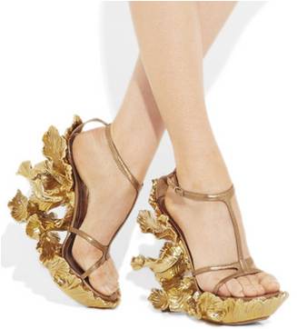 StyleOfTheWeek: Alexander McQueen Flower Heels - MOJEH