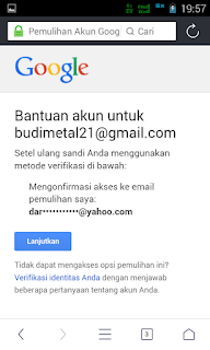 lupa password gmail