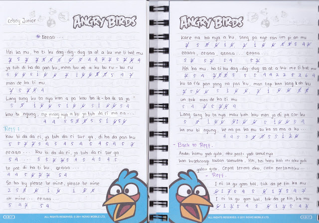 Kumpulan Not Angka Not Angka Coboy Junior Eaaa