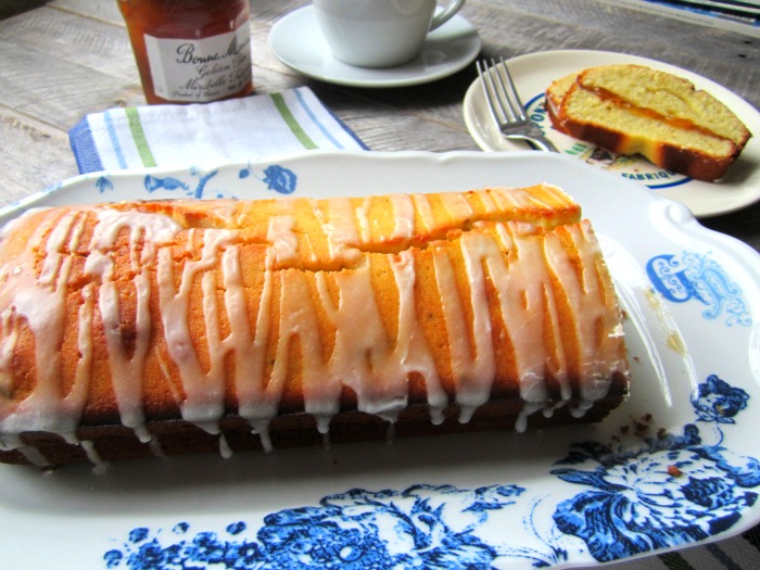 Olive Oil Jam Cake w/ Mirabelles