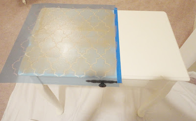 How To Paint & Stencil Furniture: Great tutorial!