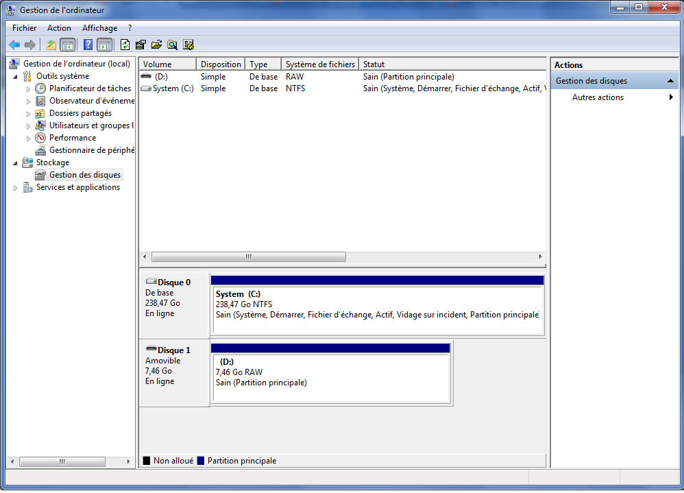 Supprimer Les Partitions Raspberry Sur Une Carte Sd Sous Windows 7 Avec Diskpart