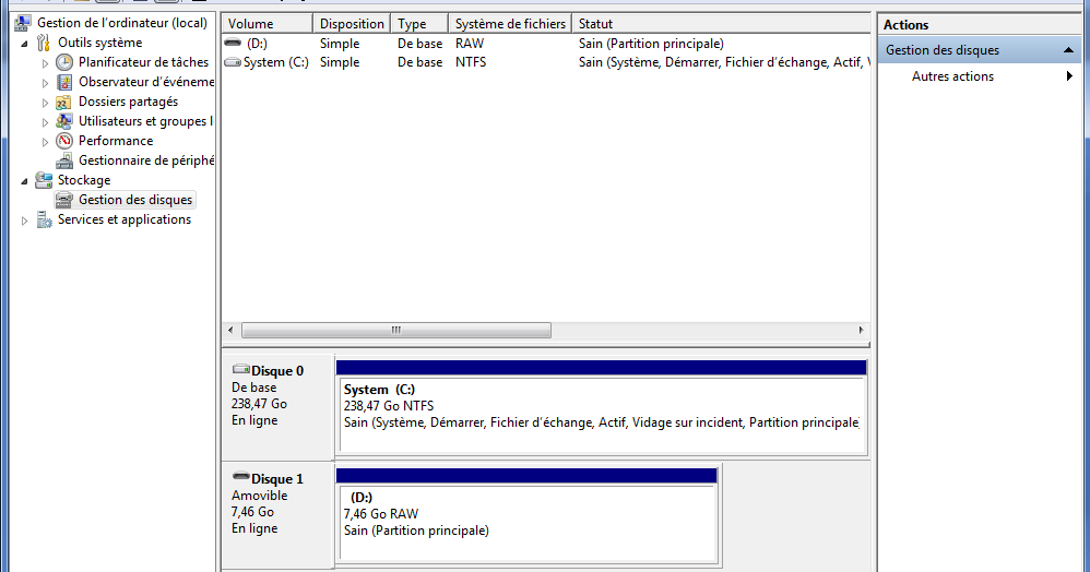 Supprimer Les Partitions Raspberry Sur Une Carte Sd Sous Windows 7 Avec Diskpart