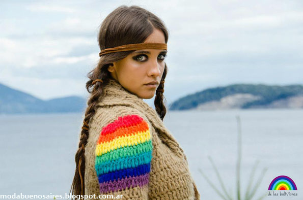 De las Bolivianas  otoño invierno 2013 moda tejidos